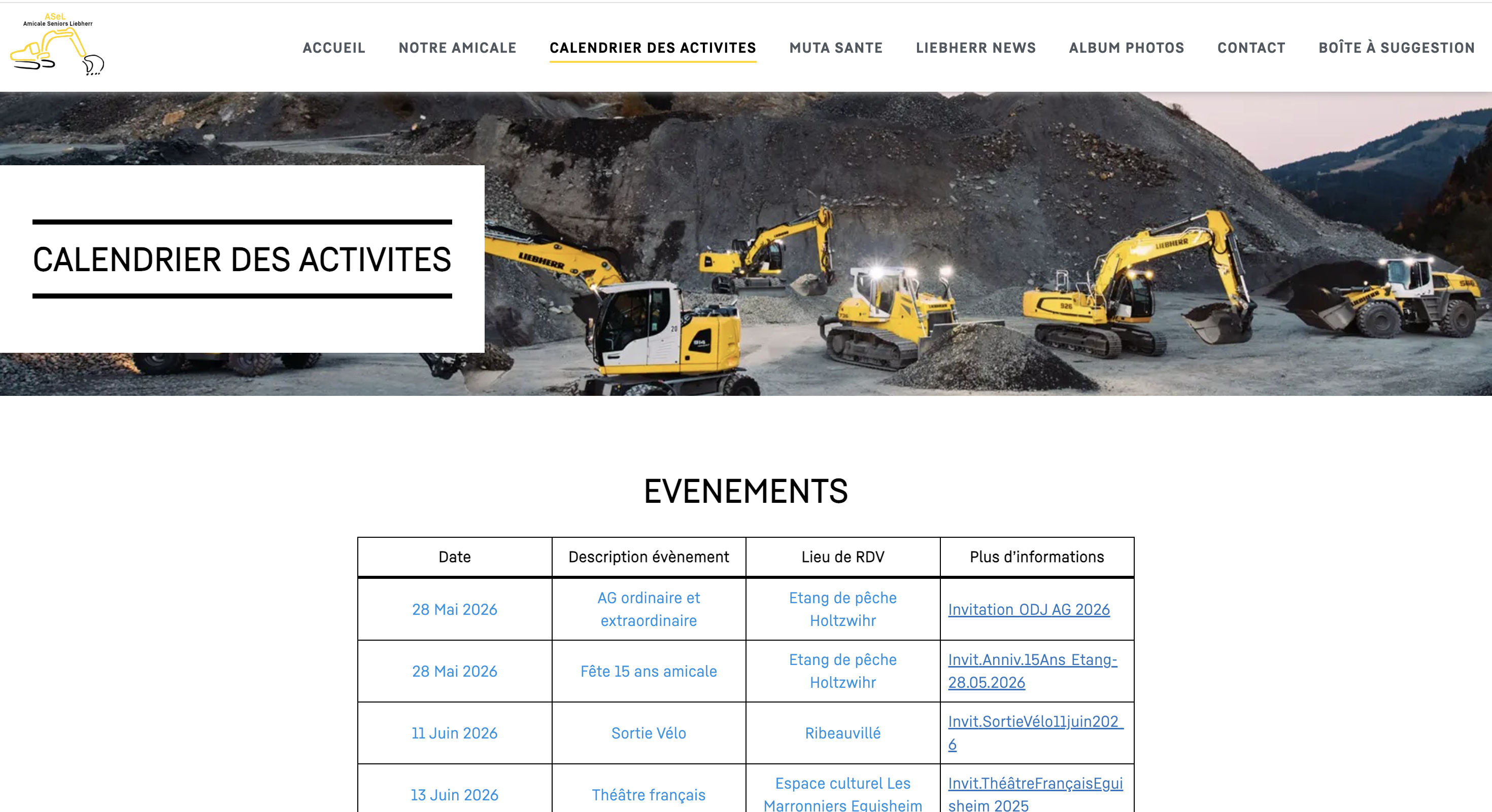 Amicale Senior de Liebherr