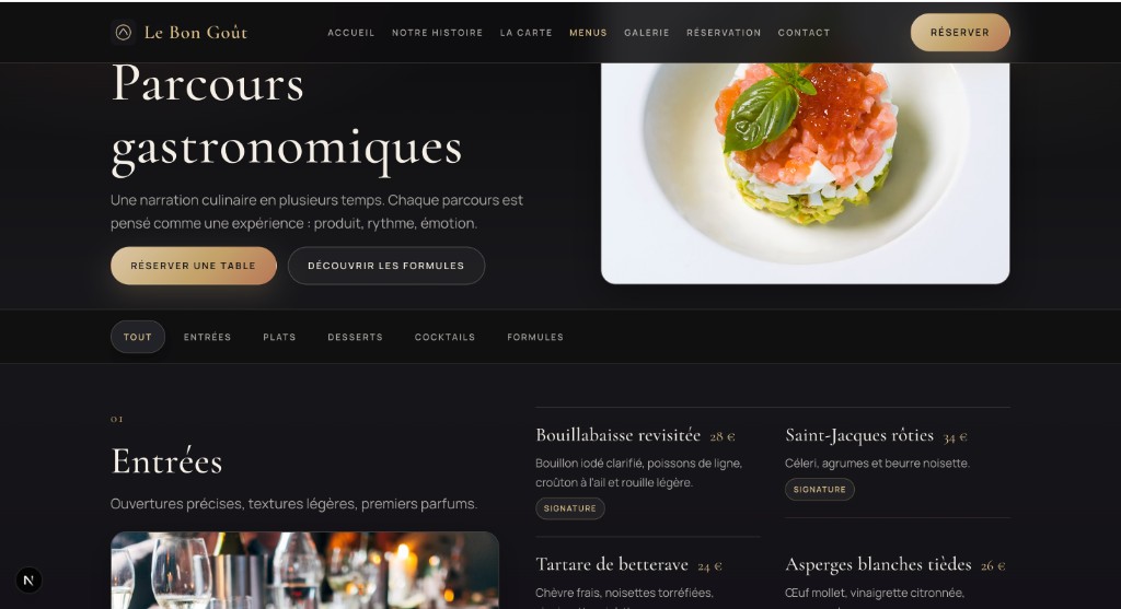 Concept de restaurant